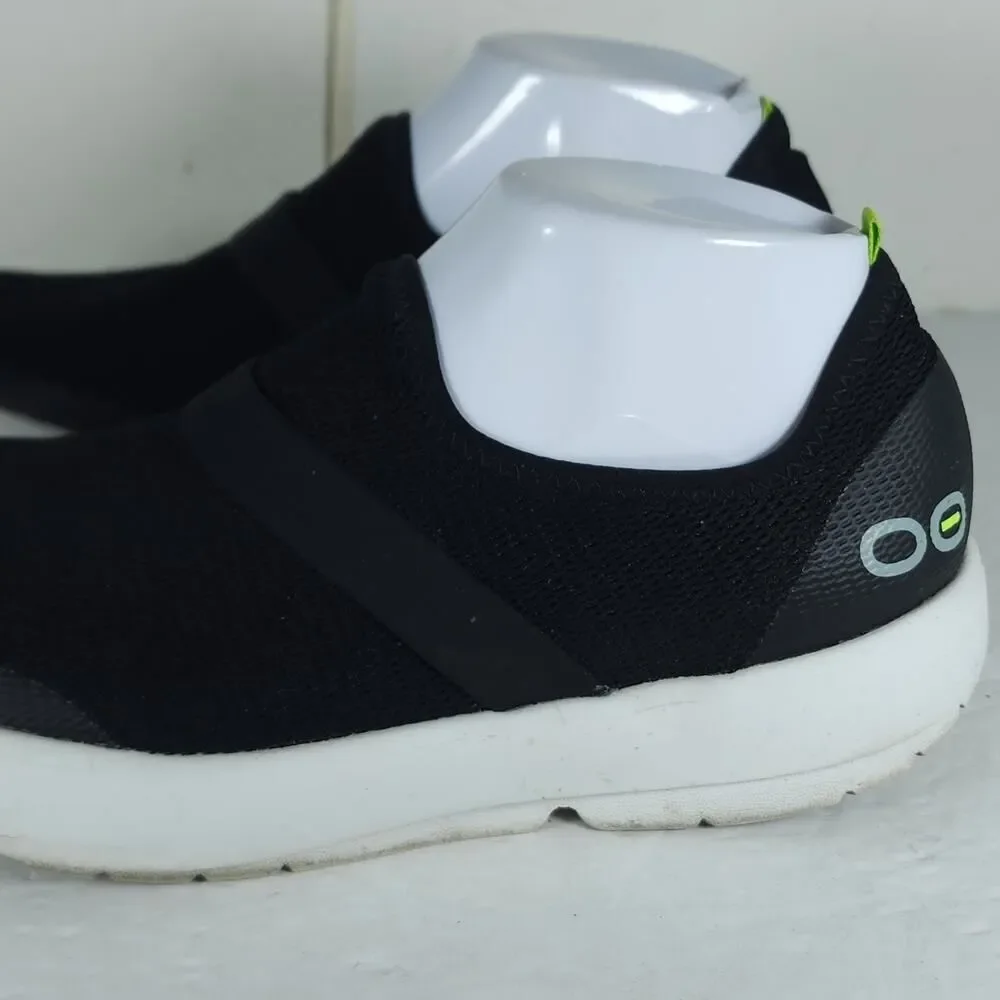Oofos Women's OOmg EeZee Recovery US 10 Mesh Black Slip On Low Sneakers Shoes